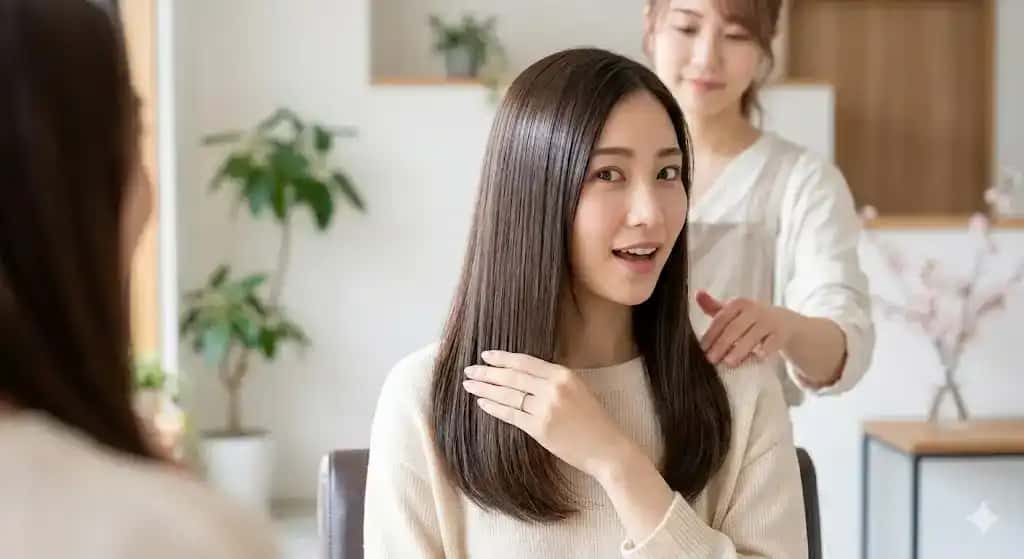 【朝の時短革命】梅雨前にやっておきたい!大人気の「髪質改善ストレート」✨