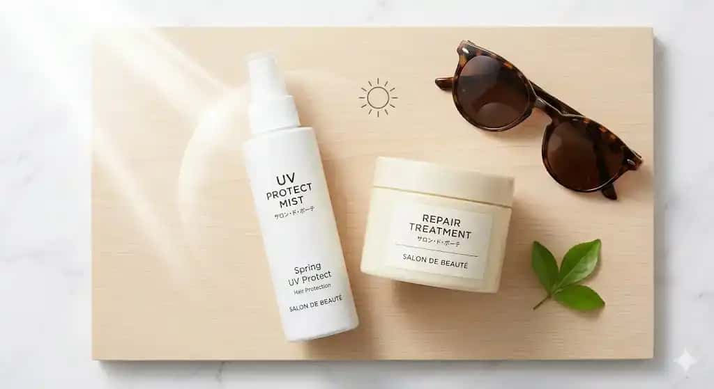 【要注意】春の紫外線は意外と強い?今から始める髪のダメージ対策☀️